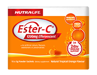 Nutralife Ester C 1200mg Effervescent Sachets 15x5g