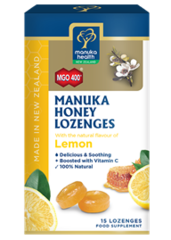 Manuka Health Honey Lemon Lozenges 65g