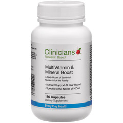 Clinicians Multivitamin & Mineral Boost Capsule 180 capsules