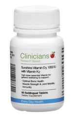 Clinicians Sunshine Vitamin D3 60 Sublingual Tablets