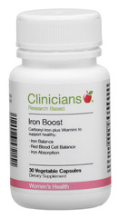 Clinicians Iron Boost 30 capsules