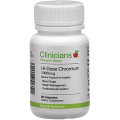 Clinicians Hi-Dose Chromium (1000mcg)