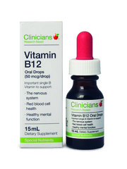 Clinicians Vitamin B12 Oral Drops (50mcg)