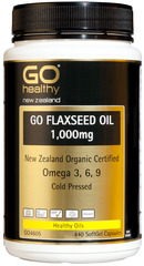Go Healthy GO FLAXSEED OIL 1,000mg 440 caspules