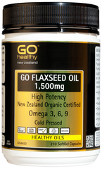 Go Healthy GO FLAXSEED OIL 1,500mg 210 capsules