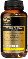 Go Healthy GO Krill Oil 750MG Reflux Free 60 capsules