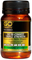 Go Healthy GO DE-CONGEST TRIPLE STRENGTH 30 capsules