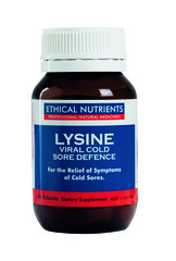 Ethical Nutrients Lysine Viral Cold Sore Defence 30 Tablets
