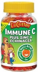 Lil Critters Immune C Plus Zinc & Echinacea 60 Gummy Bears