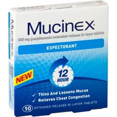 Mucinex Expectorant 10 tablets