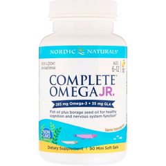 Nordic Naturals Complete Omega Junior Lemon 90 Soft Gels