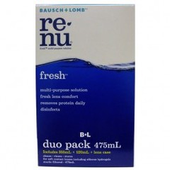 Bausch & Lomb re-nu fresh duo pack 475ml