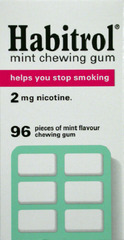 Habitrol 2mg Nicotine Gum 96 pieces mint