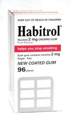 Habitrol 2mg Nicotine Gum 96 pieces fruit
