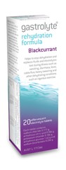 Gastrolyte Rehydration Formula 20 blackcurrent effervescent tablets