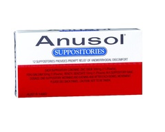 Anusol 12 suppositories