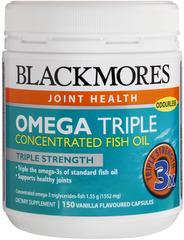 Blackmores Omega Triple Concentrated Fish Oil 150 Cap