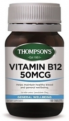 THOMPSONS VITAMIN B12 DR 50MCG 100 TABS
