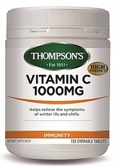THOMPSONS VITAMIN C 1000 MG CHEWABLE 150 TABS