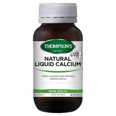 THOMPSONS NATURAL LIQUID CALCIUM 60 CAPS