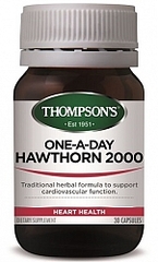 THOMPSONS ONE-A-DAY HAWTHORN 2000mg 30 CAPS