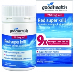 Goodhealth Red Super Krill 750mg 60 capsules