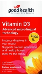 Goodhealth Vitamin D3 1000IU 120 tablets