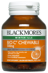 Blackmores Bio C Chew 500mg Tabs 50