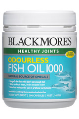 Blackmores Odourless Fish Oil 1000mg Caps 200