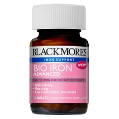 Blackmores Bio Iron Advanced Capsules 30