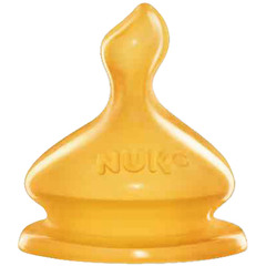 Nuk First Choice Latex Teats - size 2 large hole - 2pk