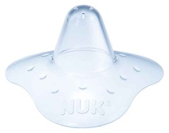 Nuk Silicone Nipple Shields - Large 24mm dia - 2pk