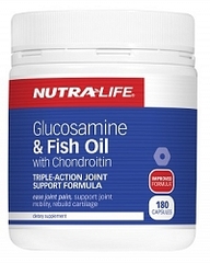 NutraLife Glucosamine & Fish Oil Caps 180s
