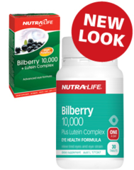 NutraLife Bilberry 10,000 & Lutein Comp Tabs 30s