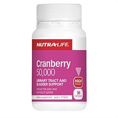 NutraLife Cranberry 50,000 Caps 50s