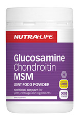 NutraLife MSM Glucosamine Chond Joint Food 500g