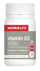 NutraLife Vitamin D3 1000IU Plus Caps 60s (Boron and Selenium)