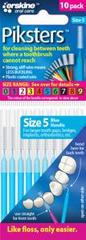 Piksters Interdental Brush Blue 0.55mm 10 pack Size 5 Tapered