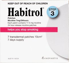 Habitrol 7mg/hr nicotine 7 patches