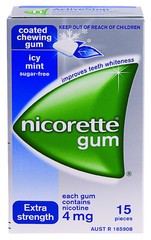 NICORETTE ICY MINT 4mg Gum 15 pieces