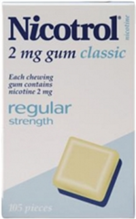Nicotrol Classic 2mg Gum 105 pieces