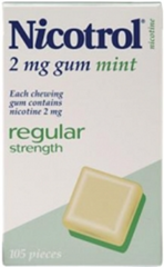 Nicotrol Mint 2mg Gum 105 pieces