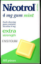 Nicotrol Mint 4mg Gum 105 pieces