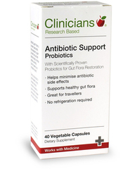 Clinicians Antibiotic Support Probiotics 20 capsules