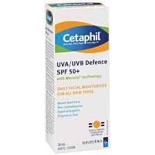 Cetaphil UVA/UVB Defence SPF 50+ Facial Moisturiser