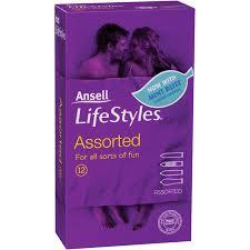 Ansell LifeStyles Assorted Condoms 12 pack 