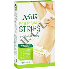 Nads Body Wax Strips Normal Skin 20
