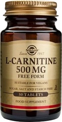Solgar L-Carnitine 500mg 30's V
