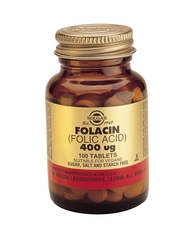 Solgar Folic Acid 400mcg 100's V