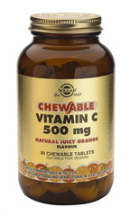 Solgar Vit. C 500mg Juicy Orange Chewable 90's